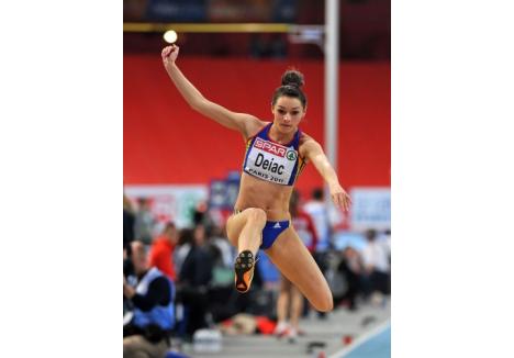 Cornelia Deiac, atleta care anul acesta a reuşit să obţină locul 7 la Campionatele Europene de sală, la săritura în lungime este unul dintre vorbitorii evenimentului "11EVEN"
